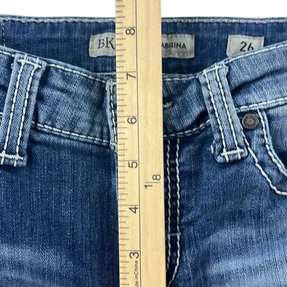 BKE Sabrina Jeans Light Wash Straight Leg Women's Size 26 - Picture 3 of 9